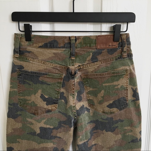 Madewell High-Rise Slim Boyjean Camo J8305 Size 26 - Picture 7 of 10